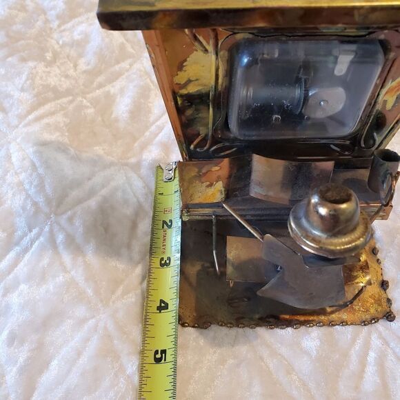 Vintage Brass Copper Tin Musical Saloon Metal Art Sculpture - Picture 10 of 10